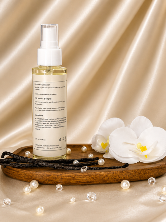 Brume parfumée Vanille - Corps et Cheveux - 100ml