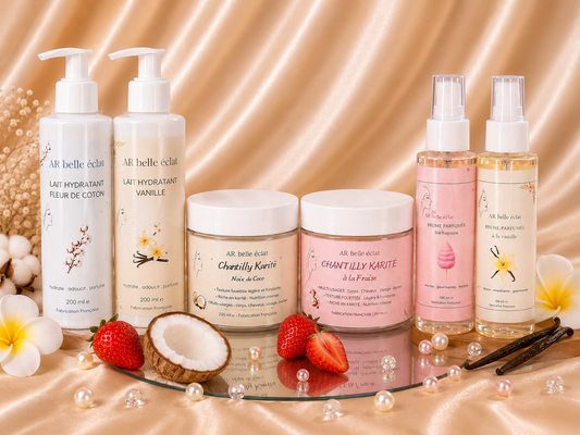 Routine complète - Chantilly Karité + Brume Parfumée + Lait Hydratant