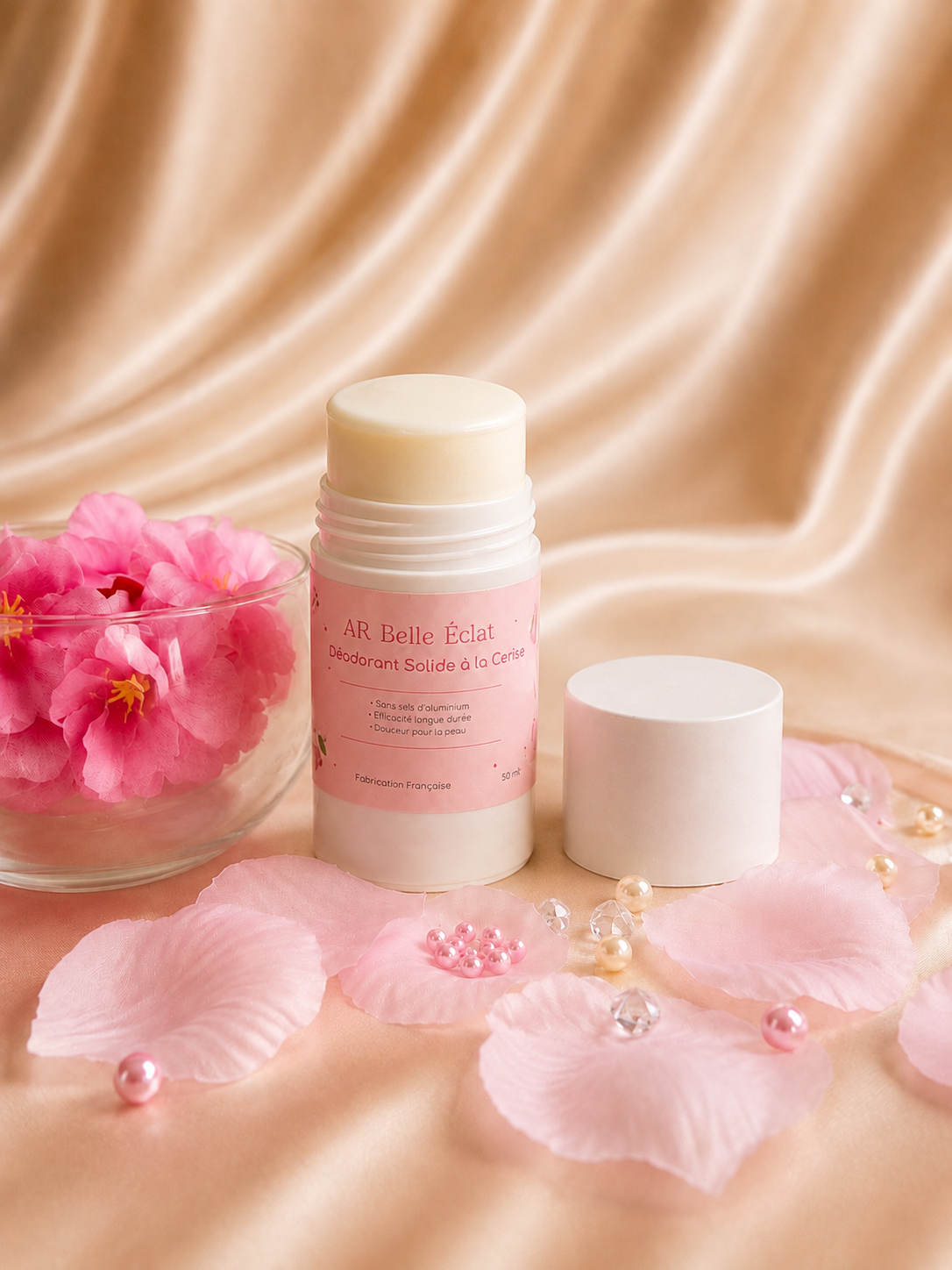 Duo Fraîcheur & Parfum – Déodorant Cerise + Musc Monoï