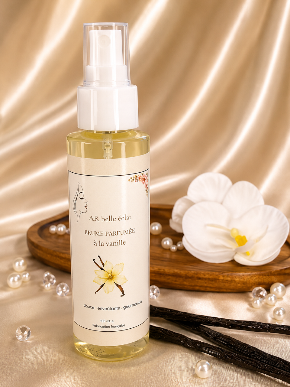 Brume parfumée Vanille - Corps et Cheveux - 100ml